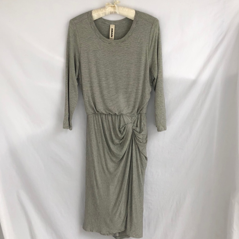 Anthropologie Gray Shirt Dress